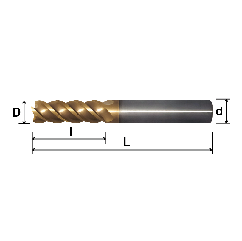 MHD (Heavy cutting Operation Type), 4 Flutes-MHD MHD (Heavy cutting Operation Type), 4 Flutes-MHD