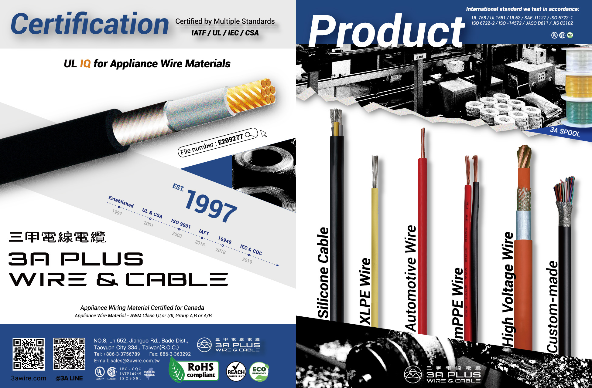 3A PLUS WIRE & CABLE CO., LTD.